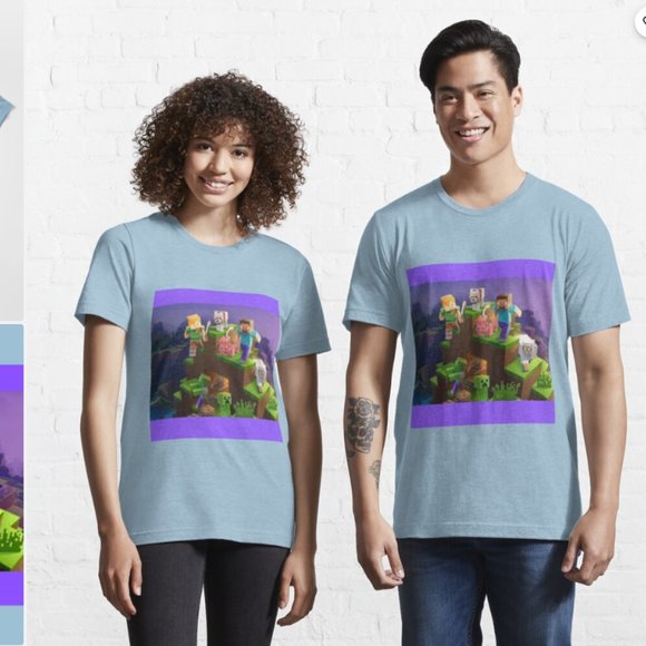 A mincraft T-shirt Essential T-Shirt - Picture 1 of 2